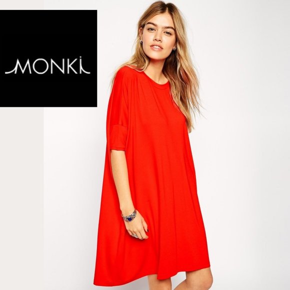 Monki Tops - Monki Oversized Shirt-Dress - Small